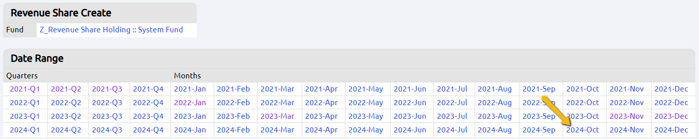 date range