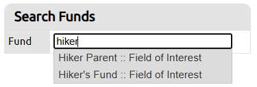 fund name
