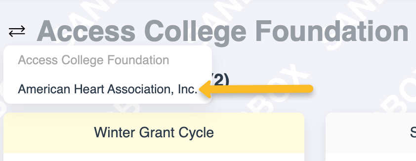 other organization's name