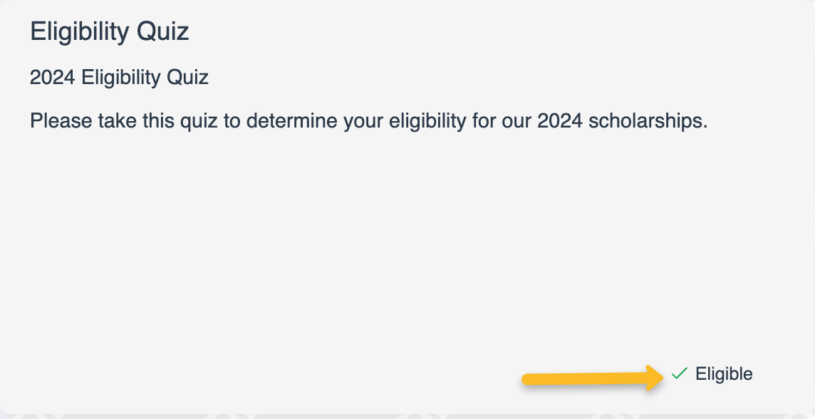 eligible check mark