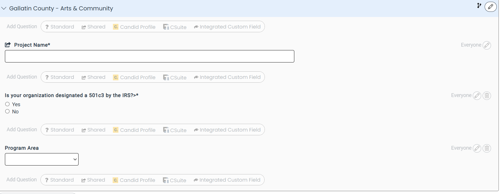 question branching