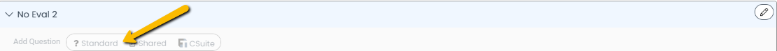 standard question button