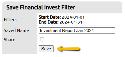 save button