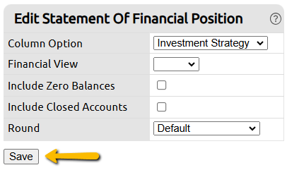 save button