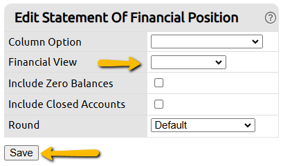 save button