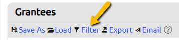 filter button