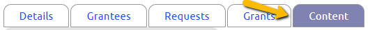 content tab