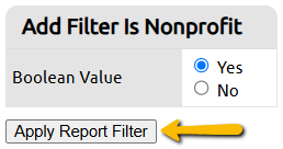 apply report filter button
