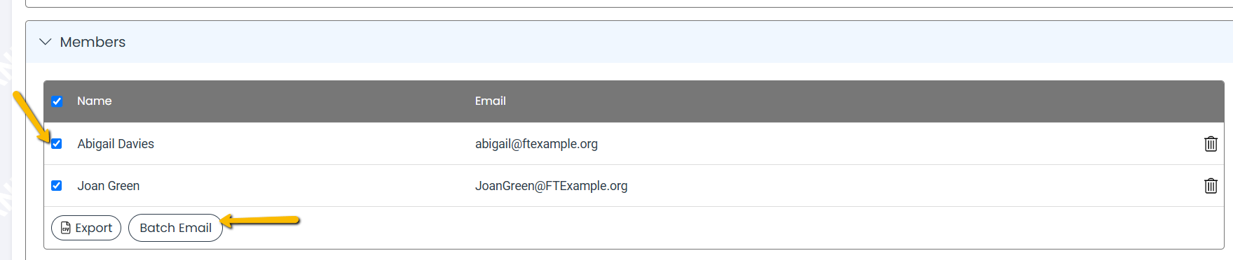 batch email