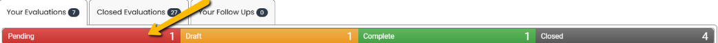 status bar
