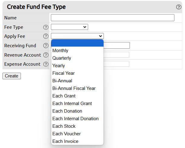 apply fees