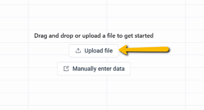 upload file button