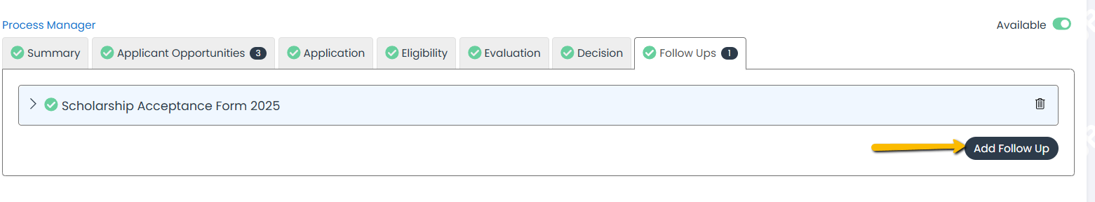 add follow up