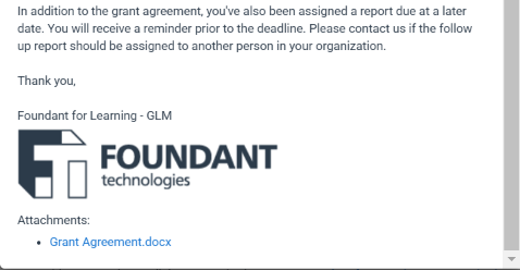 attachment in a sent email