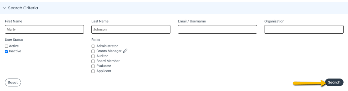 search button