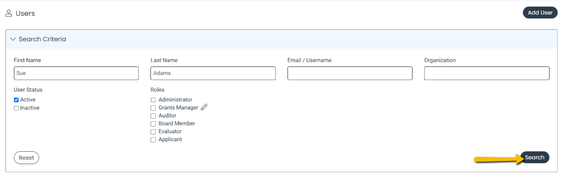 search button