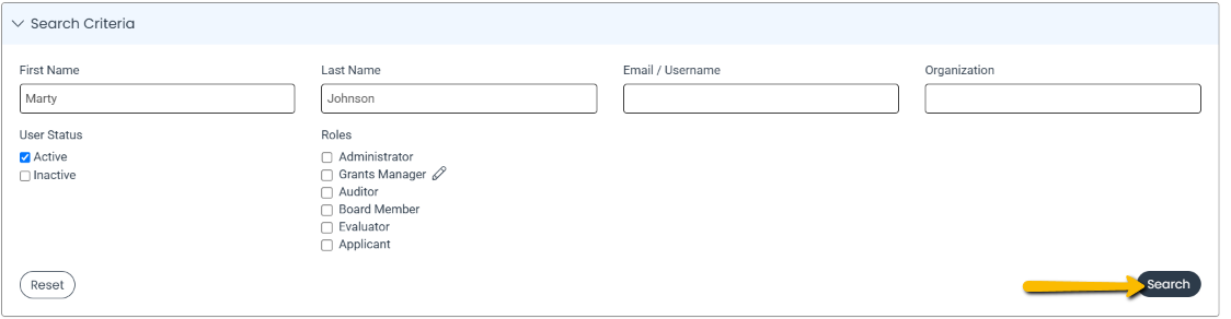 search button