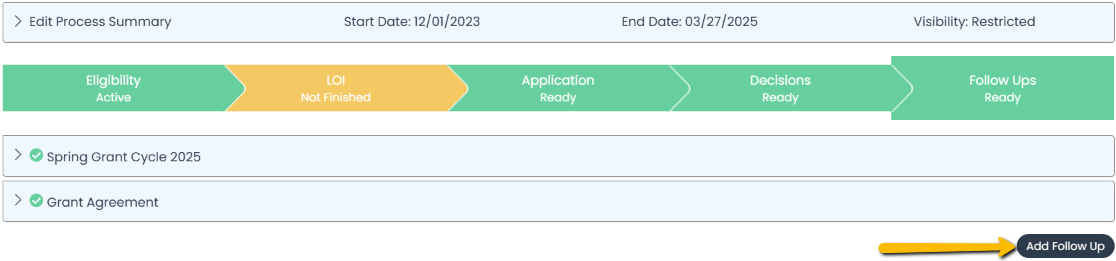 add follow up button