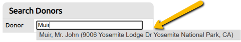 donor name