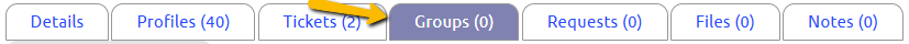 groups tab