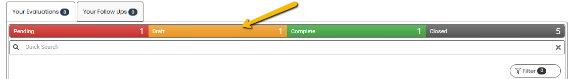 status bar