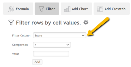 score filter