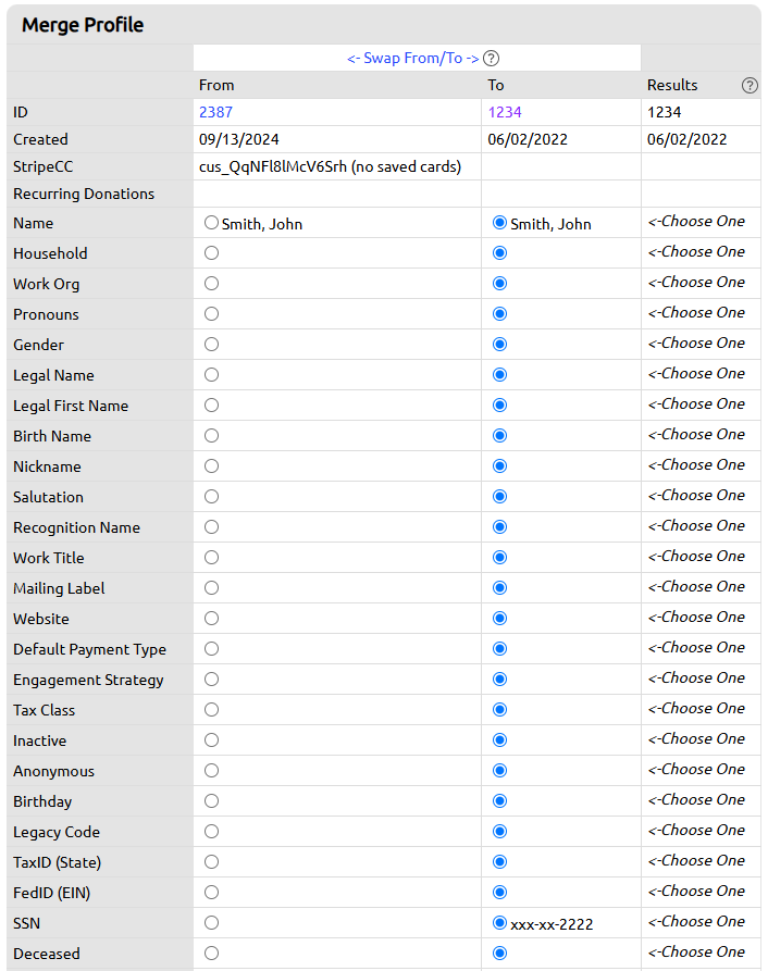 merge profile fields