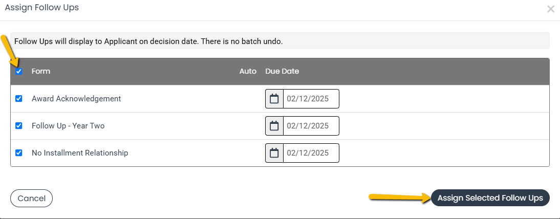 check box