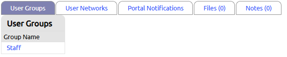 user designation