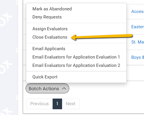 close evaluations