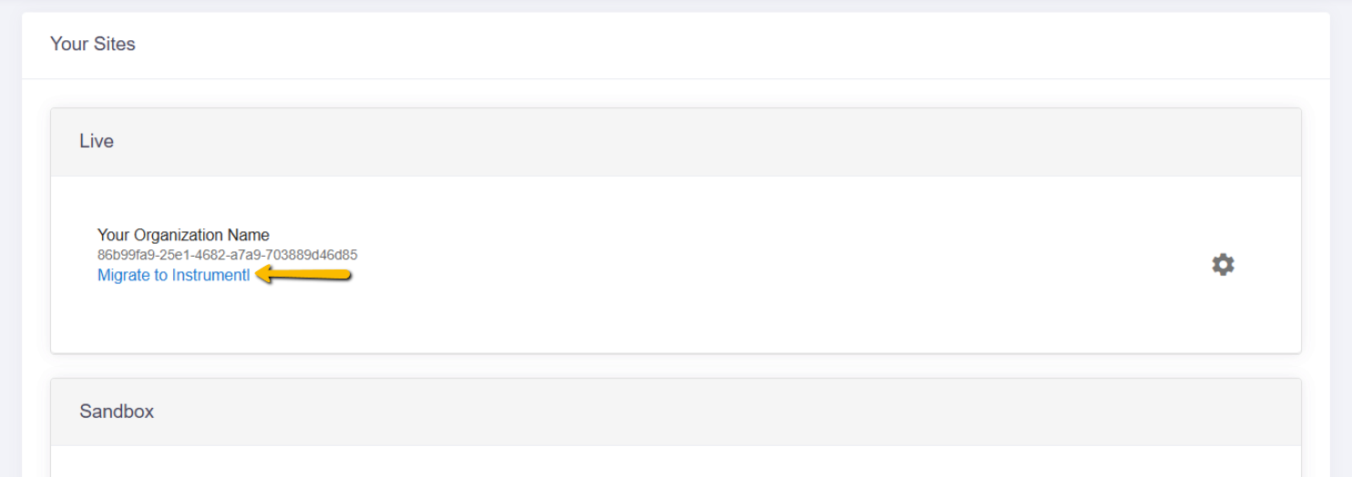 migrate to instrumentl button