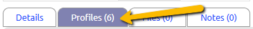 profiles tab