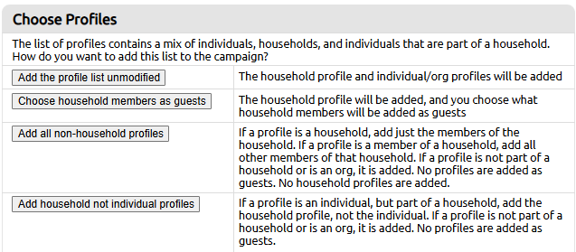 household options
