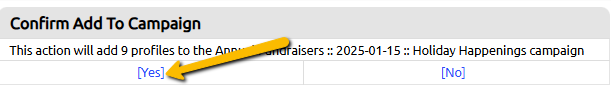 yes button