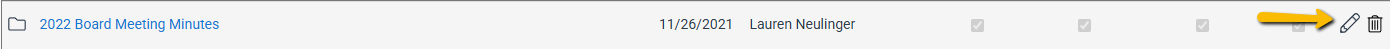 folder name edit icon