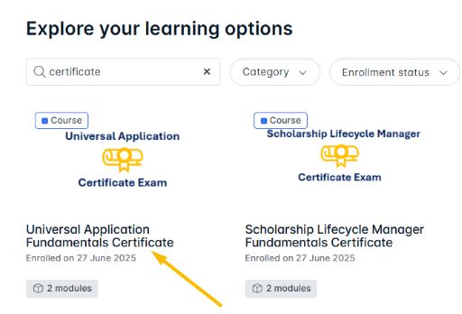 select exam