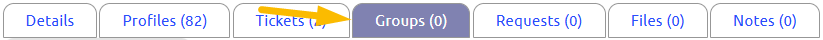 campaign groups tab