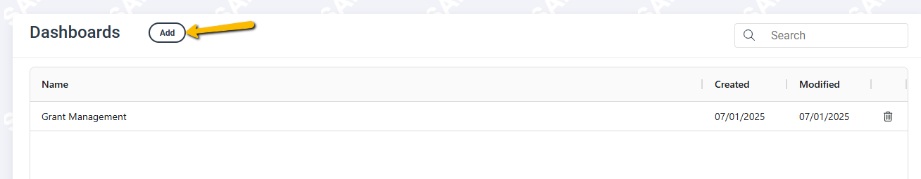 add button