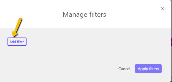 add filter