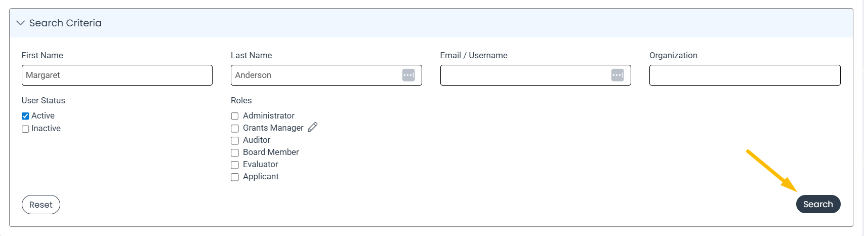 search button