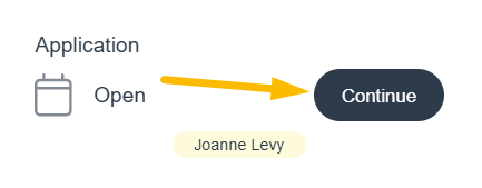 continue button
