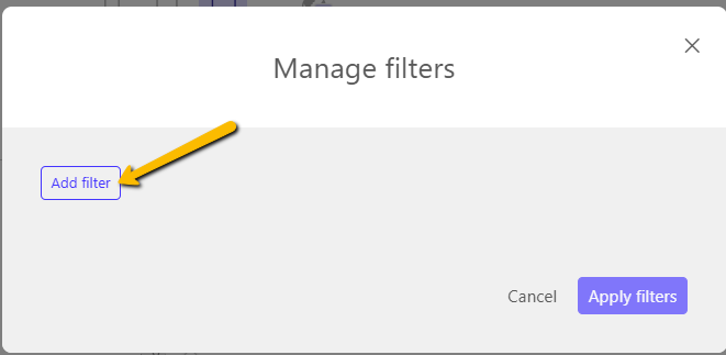 add filter button
