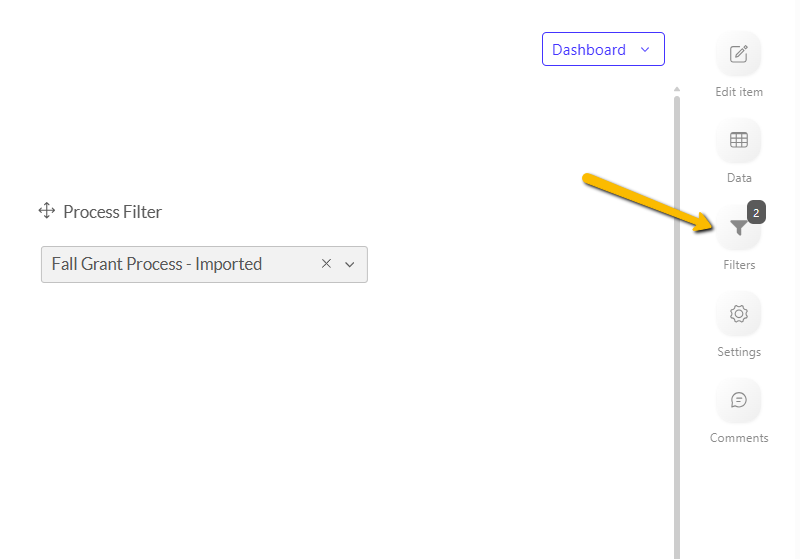 filters menu