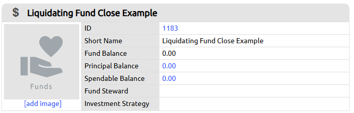zero balance showing
