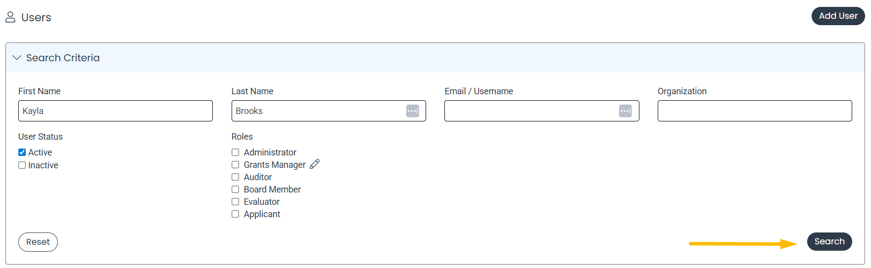 Search Users