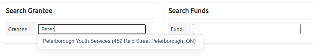 grantee of fund