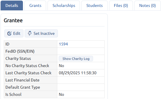 grantee designation