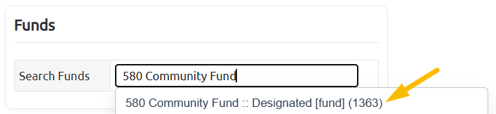 search funds field
