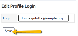 save button