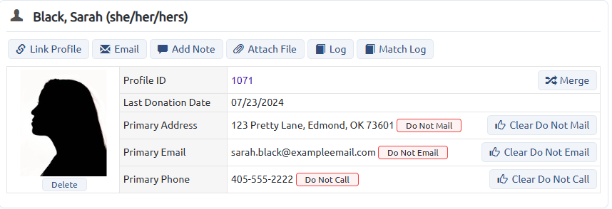 opt out of communcation options